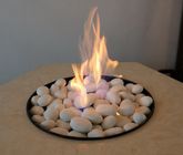 La roche en céramique de couleur blanche d'accessoires de cheminée d'éthanol lapide S08 - 57W